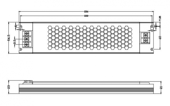 РАССЕКАЙТЕ ВОЗДУХ электропитание 12Vdc светлой коробки DC 12V 12.5A 150 ватт, черное расквартировывая тонкое СИД 12V освещая электропитание 0