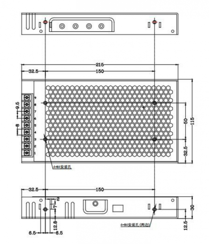 трансформатор света прокладки СИД электропитания 200VAC 12V модуля СИД 20.8A 250W 1